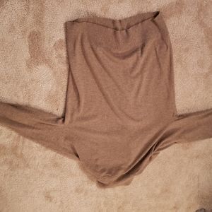 Wheat gold sweater jacket